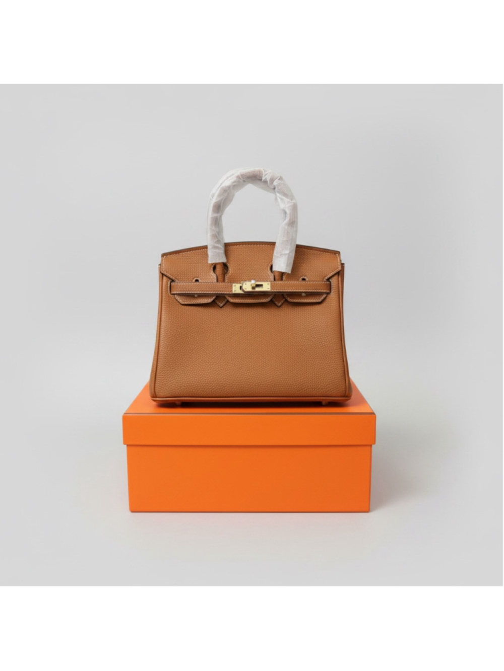 Elegant 25 cm Vegan Leather Handbag